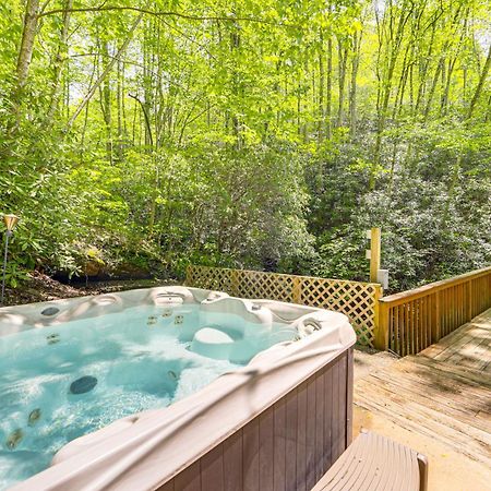 Bryson City Cottage With Hot Tub And Waterfall Views! Buitenkant foto