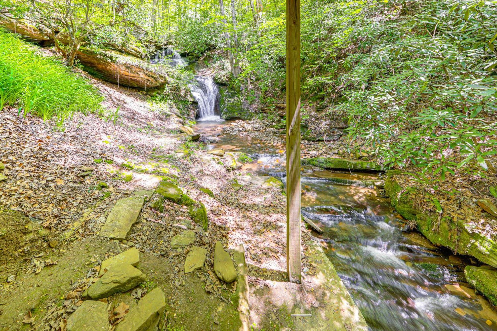 Bryson City Cottage With Hot Tub And Waterfall Views! Buitenkant foto